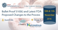 Bullet Proof 510(k) and Latest FDA Proposed Changes to the Process
